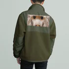 まみおデザインのプードルくん Boa Fleece Jacket