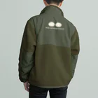 にじねのにくまんとあんまん（線しろ） Boa Fleece Jacket