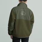 ツクルビヨリのまんもーす Boa Fleece Jacket