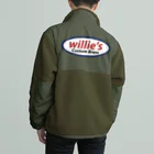 willie's Custom Brass@SUZURIの　willie's 公式ロゴアイテムズ ボアフリースジャケット