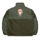 🐶シュナといろいろ🎨の三つ編み女の子 Boa Fleece Jacket