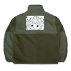 316(MIHIRO)のまん丸かめちゃんの渦巻 Boa Fleece Jacket