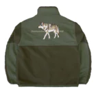 akimwolfの2種のオオカミジャケット Boa Fleece Jacket