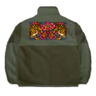 中村杏子の花寅福 Boa Fleece Jacket