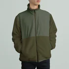 LalaHangeulの짱!!(最高‼︎) 韓国語デザイン　横長バージョン Boa Fleece Jacket