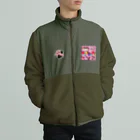 そぼろのプリント屋さんのナビコロリ Boa Fleece Jacket