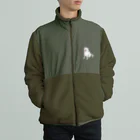 chippokeのおすわり白柴 Boa Fleece Jacket