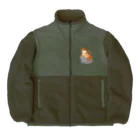 LalaHangeulのTOAD (ヒキガエル) 英字バージョン Boa Fleece Jacket