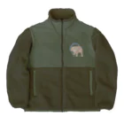 LalaHangeulのアフリカゾウさん　ハングルバージョン Boa Fleece Jacket