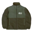 HAMIDASHIの市外局番は011！（オーワンワン） Boa Fleece Jacket