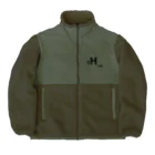 interested in?の1.hydrogen(黒/表のみ) Boa Fleece Jacket