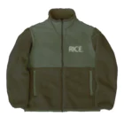 TARAFUKU RICE FARMのつじ農園オリジナルRICEグッズ Boa Fleece Jacket