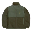 竹条いちいのツキノワ moss green Boa Fleece Jacket