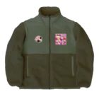 そぼろのプリント屋さんのナビコロリ Boa Fleece Jacket