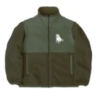 chippokeのおすわり白柴 Boa Fleece Jacket