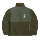 LalaHangeulのSeahorse Dad ピンク Boa Fleece Jacket