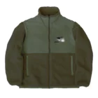 G-HERRINGの鮭！鵡川（むかわ；SALMON）あらゆる生命たちへ感謝をささげます。 Boa Fleece Jacket