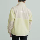 Luxim(モノクロ専門)のモノクロスカルフラワー Boa Fleece Jacket