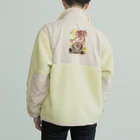 ぼくらの時間（みどり色）のポテチの日 Boa Fleece Jacket