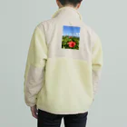 Ripples沖縄レジンアートの沖縄の海とハイビスカス Boa Fleece Jacket