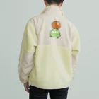 うさやのサーターアンダギーをゲットしてご満悦のカカポ Boa Fleece Jacket