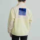 水草の波打ち際（夜） Boa Fleece Jacket