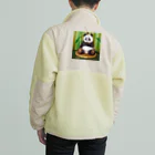 まな九郎ショップのパンダきゅん Boa Fleece Jacket