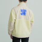 kazu_gのパンダライダー!(ブルー) Boa Fleece Jacket