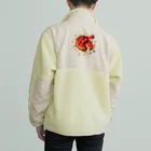 nekotama0224の飛び出すイチゴタルト Boa Fleece Jacket