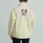 kazu_gのマメシバのつぶやき「ねぇ…散歩しようよ…」（セリフ入り） Boa Fleece Jacket