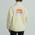 Ralriruのウサギといなり寿司（いきもの×たべものシリーズ） Boa Fleece Jacket