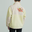 ササキシホのぺったりカラフル Boa Fleece Jacket