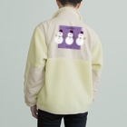 Hinaのまるくて かわいい purple Boa Fleece Jacket