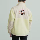 Lala Fantasia SUZURI StoreのLala Panda いちご Boa Fleece Jacket