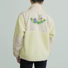 kitaooji shop SUZURI店のヤマトシジミとカタバミ Boa Fleece Jacket