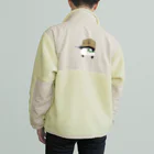 うさやの正体不明の悪者団【パンダ】 Boa Fleece Jacket