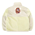 jun-hoshiの青い鳥 Boa Fleece Jacket