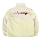 BISCO@道具屋のHEART BEAT Boa Fleece Jacket