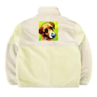 ハッピー・ディライト・ストアの見つめる愛犬 Boa Fleece Jacket