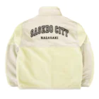 SASEBO CITY SHOPのカレッジ風 ボアフリースジャケット