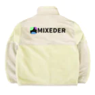 MIXEDERのMIXEDER ロゴ ボアフリースジャケット