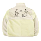 WAMI ARTの庭球蛙(前面文字あり) Boa Fleece Jacket