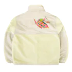 ササキシホのぺったりカラフル Boa Fleece Jacket