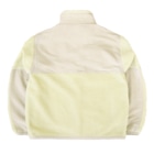 アオフジマキのドット風クリームソーダ Boa Fleece Jacket