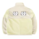 かまだ まゆめの白いトラトラ Boa Fleece Jacket