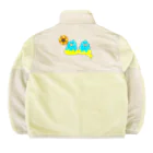 あやしいおばさん くろまめさんのウィンコ（ひまわり） Boa Fleece Jacket