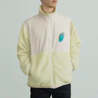 森図鑑の[森図鑑] サザナミインコ水色 Boa Fleece Jacket