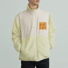 my pastel（いしはら　まさこ）のオレンジのタイル Boa Fleece Jacket