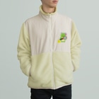 🐸かえるさんと仲間たち🐸のテニス×かえるさん Boa Fleece Jacket