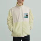 Makky_0401の南国の海イラストグッズ Boa Fleece Jacket